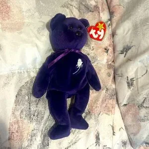 Toys Ty Rare Princess Diana Beanie Baby Bear 1997 Pe Pellets Tag